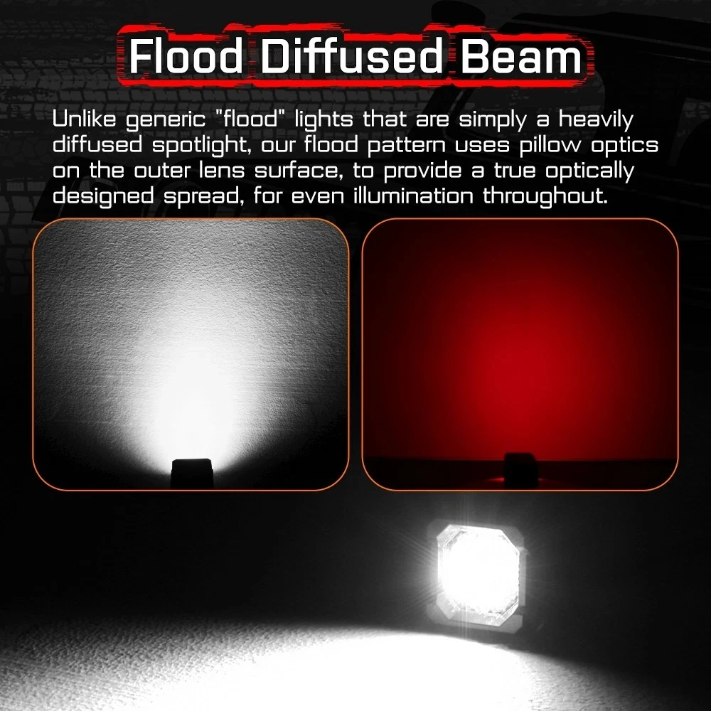 الأحمر والأبيض LED سحب وصلة عدة احتياطية عكس الضوء لشاحنات بيك اب SUV Jeep 2 "x 2" HitchMount العالمي وصلة ضوء عدة