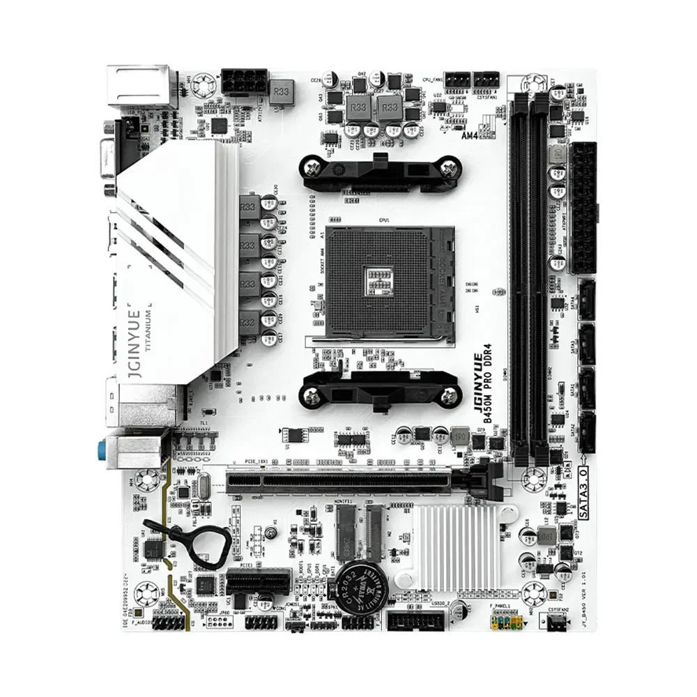 Imagem -05 - Jginyue-placa-mãe Conjunto com Processadores Amd Ryzen r5 5600 Cpu B450m Pro Am4 2x16gb 32gb Ddr4 Memória Dual Channel Ram