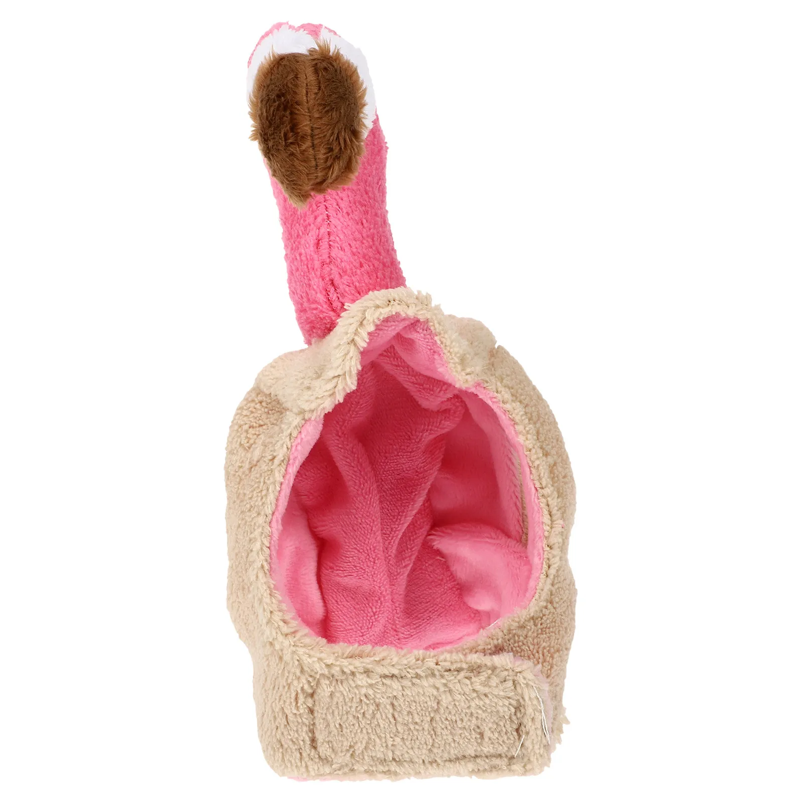 Divertido sombrero con forma de flamenco para mascotas, ideal para gatos y perros pequeños. Cómodo, suave y perfecto para disfraces, fiestas, cumpleaños y paseos.
