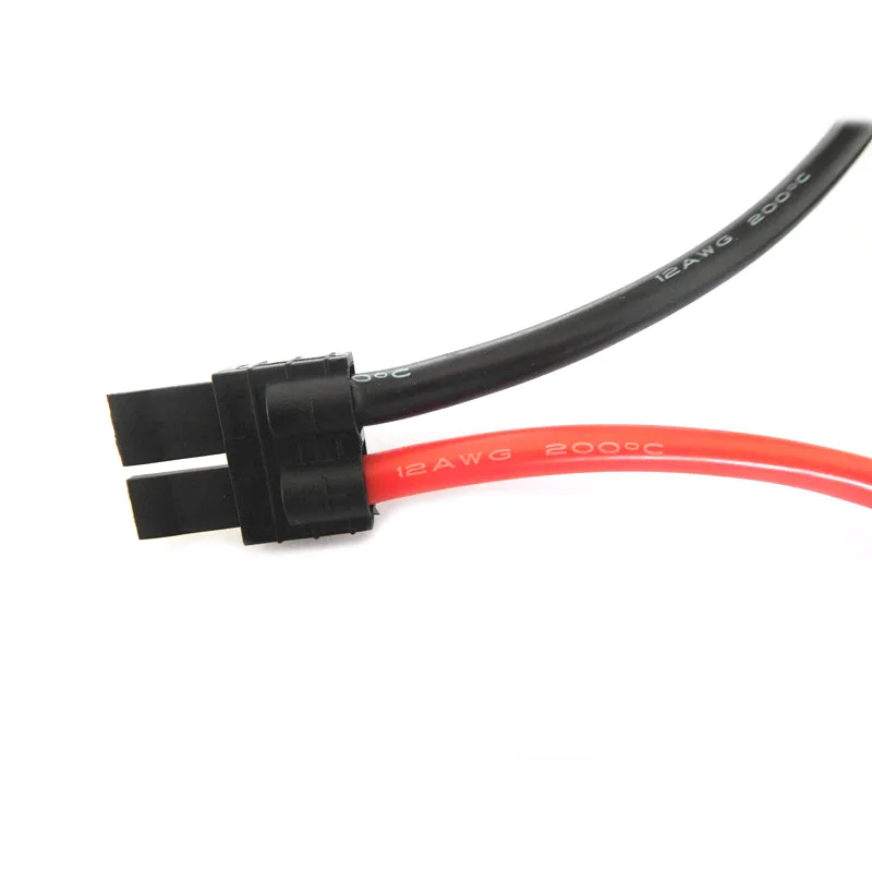 10PCS TRX 시리즈 12AWG 100mm 남성 여성 커넥터 플러그 어댑터 와이어 구리 소재 RC 모델 장난감 리포 배터리