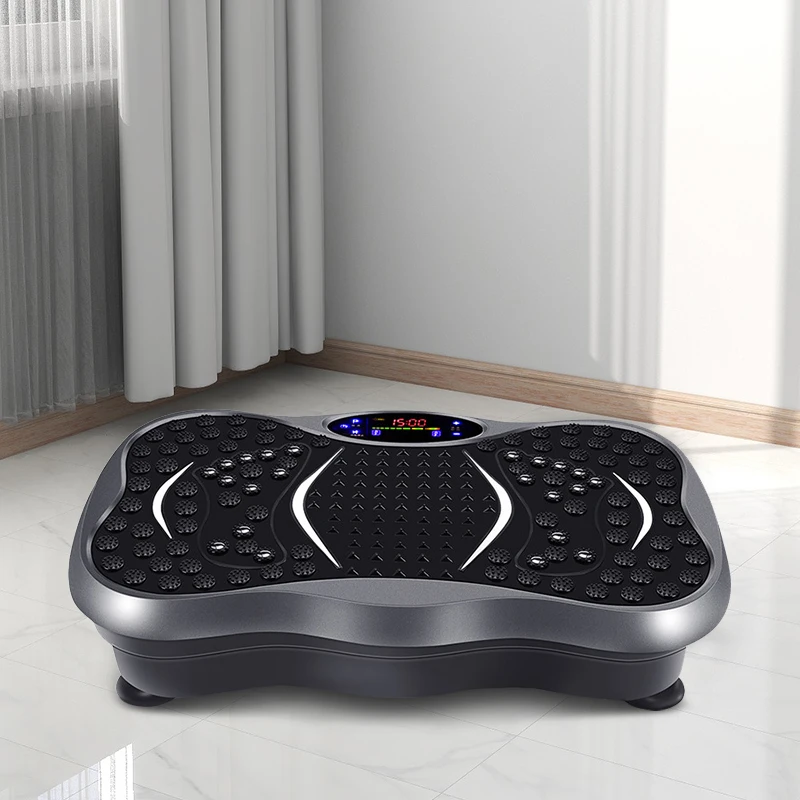 

High Quality Home Exercise Machine LED Screen Electric Vibration Plate Crazy Massage Body Slimming Body Shaking Plate