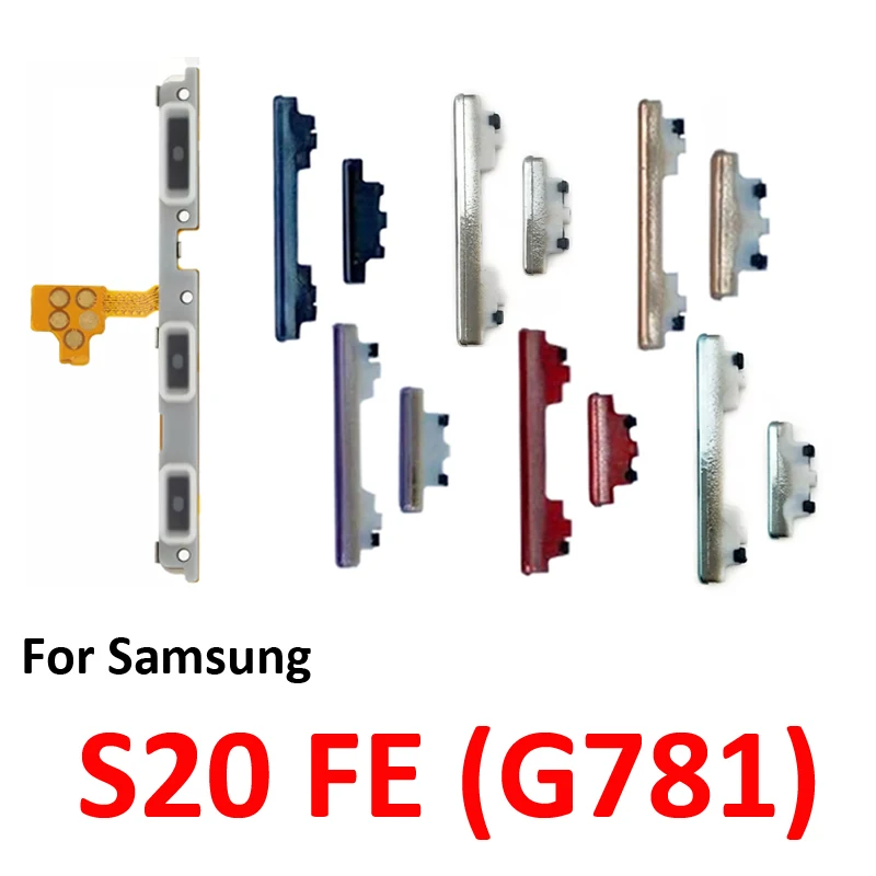لهاتف سامسونج جالاكسي S20 FE 5G G781 زر جانبي جديد لحجم الطاقة على إيقاف مفتاح التبديل الخارجي لهاتف سامسونج S20 Fan Edition Lite #1