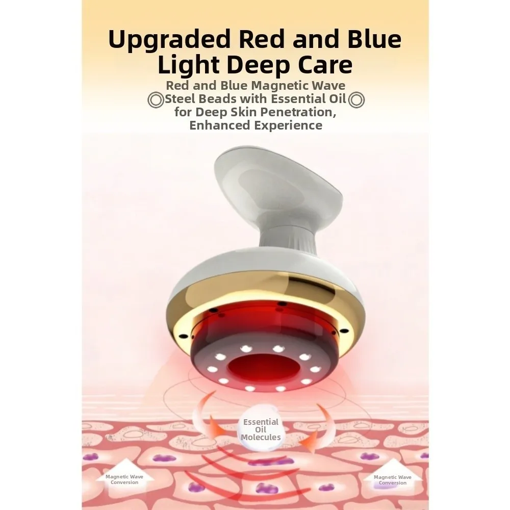 Universal Electric Massage Meridian Brush Body Dredging Guasha Scraping Cupping Scraping Instrument Vacuum Suction Cup Heating