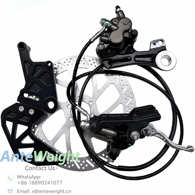 Upgraded Aluminum Alloy Rear Brake Assembly Kit Caliper Rotor for Surron Ultra Bee Light Bee Electric Dirt Bike Mod