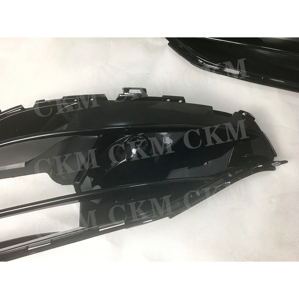 Front Fog Light Air Vent Trim Cover Grills For Mercedes Benz CLA Class W117 CLA200 CLA220 CLA250 AMG 2016 2017 2018 ABS Black - Image 4