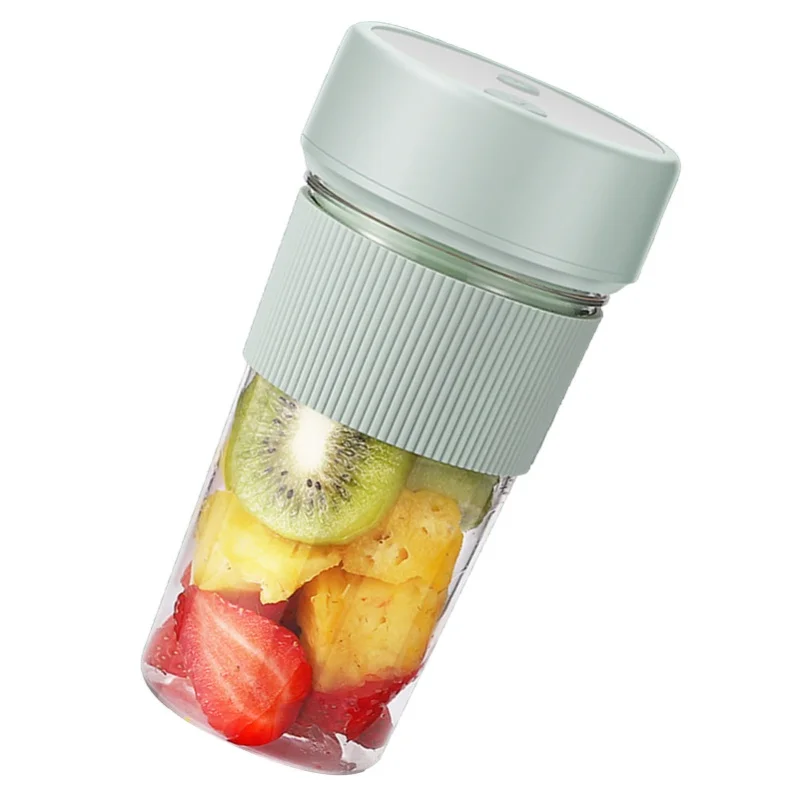 

Портативная электрическая чашка для соковыжималки 350 мл, USB-блендер, 5 Вт, 18000 об/мин, соломинка и ремешком, мини-чашка для соковыжималки для домашнего использования