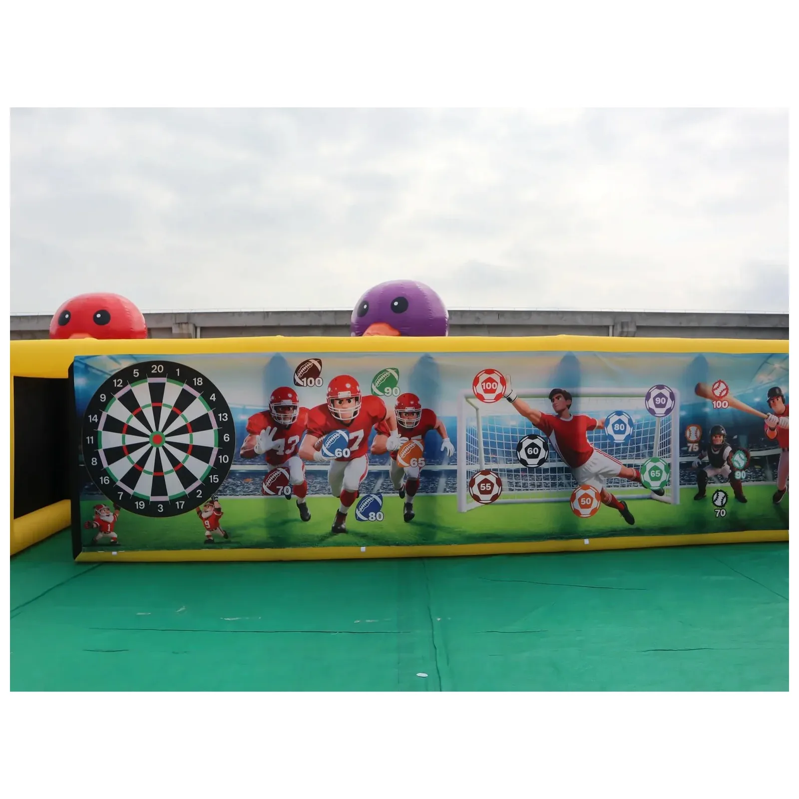 Commercial Inflatable Sports Maze 26.5X18X6.5FT with 1100W Air Blower Entertainment Kits Outdoor Party Event Rental view 5