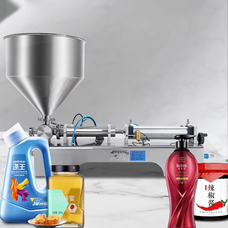 

PBOBP Horizontal Single Head Honey Stick Cream Paste Filler Machine High Viscosity Liquid Water Filling Machine