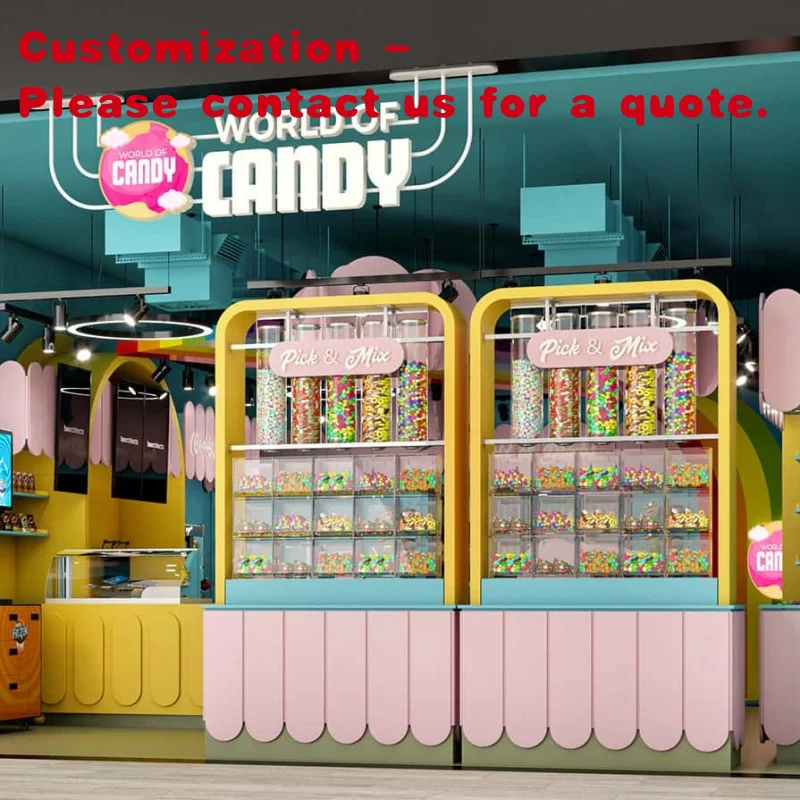 

на заказ. Пользовательские магазины Счетчики Торговый центр Сладкая витрина Конфеты Дизайн интерьера магазина