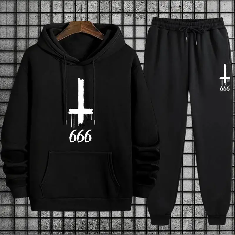 2025 جديد وصول ملابس رياضية رجالية مقنعين البلوز و بنطال رياضي خريف شتاء يوميا ملابس رياضية غير رسمية بدلة عدو موضة الزي