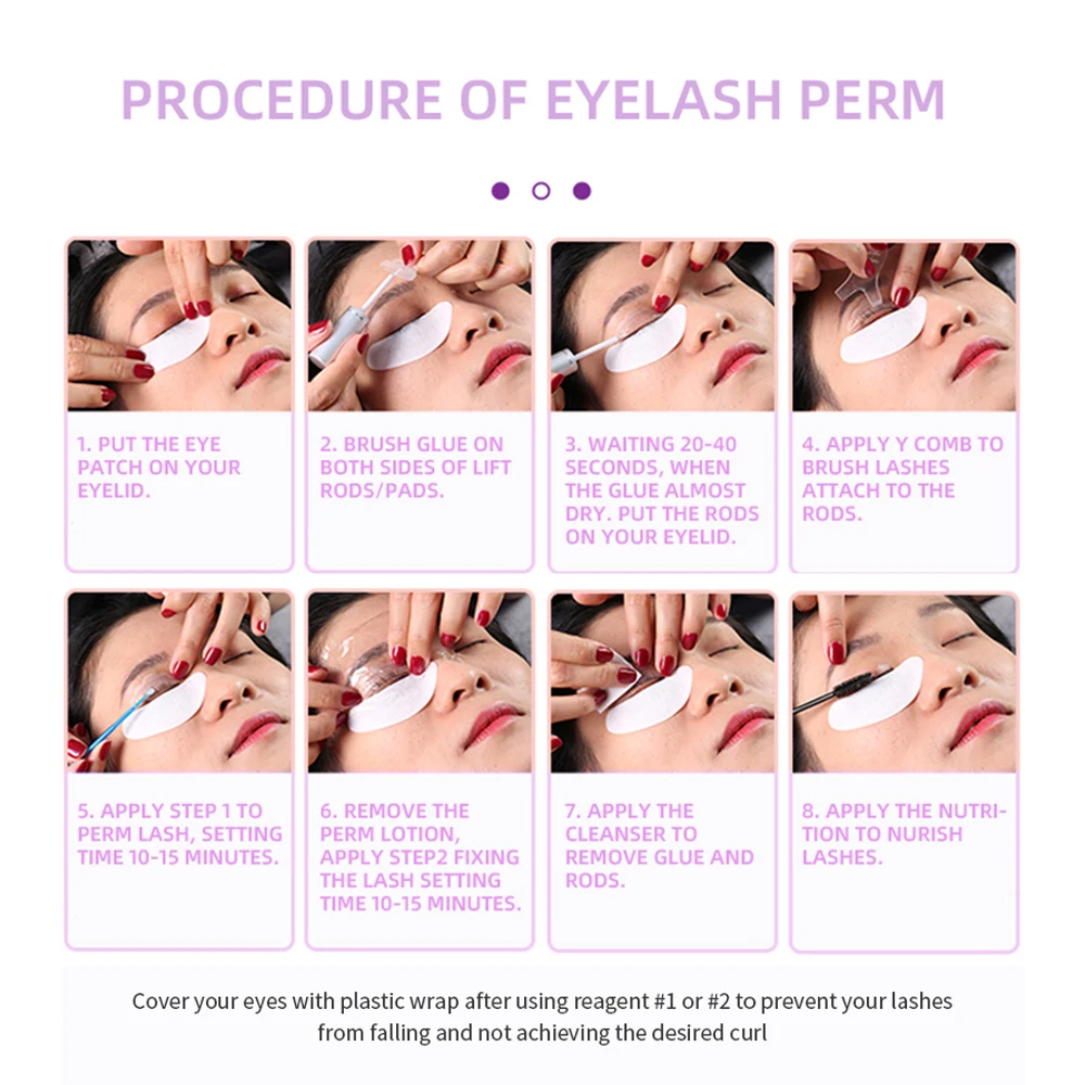 شبه دائمة لاش رفع عدة المهنية رمش بيرم عدة الحاجب التصفيح رمش رفع تجعيد جلدة رفع أدوات ماكياج