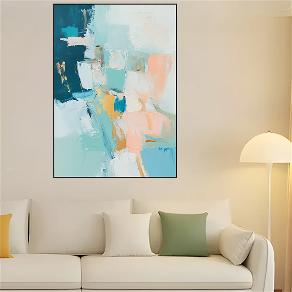 

Modern Abstract Color Animal Reindeer Pictures Canvas Oil Painting Handmade Cuadros Wall Art Picture For Living Room Decor Home