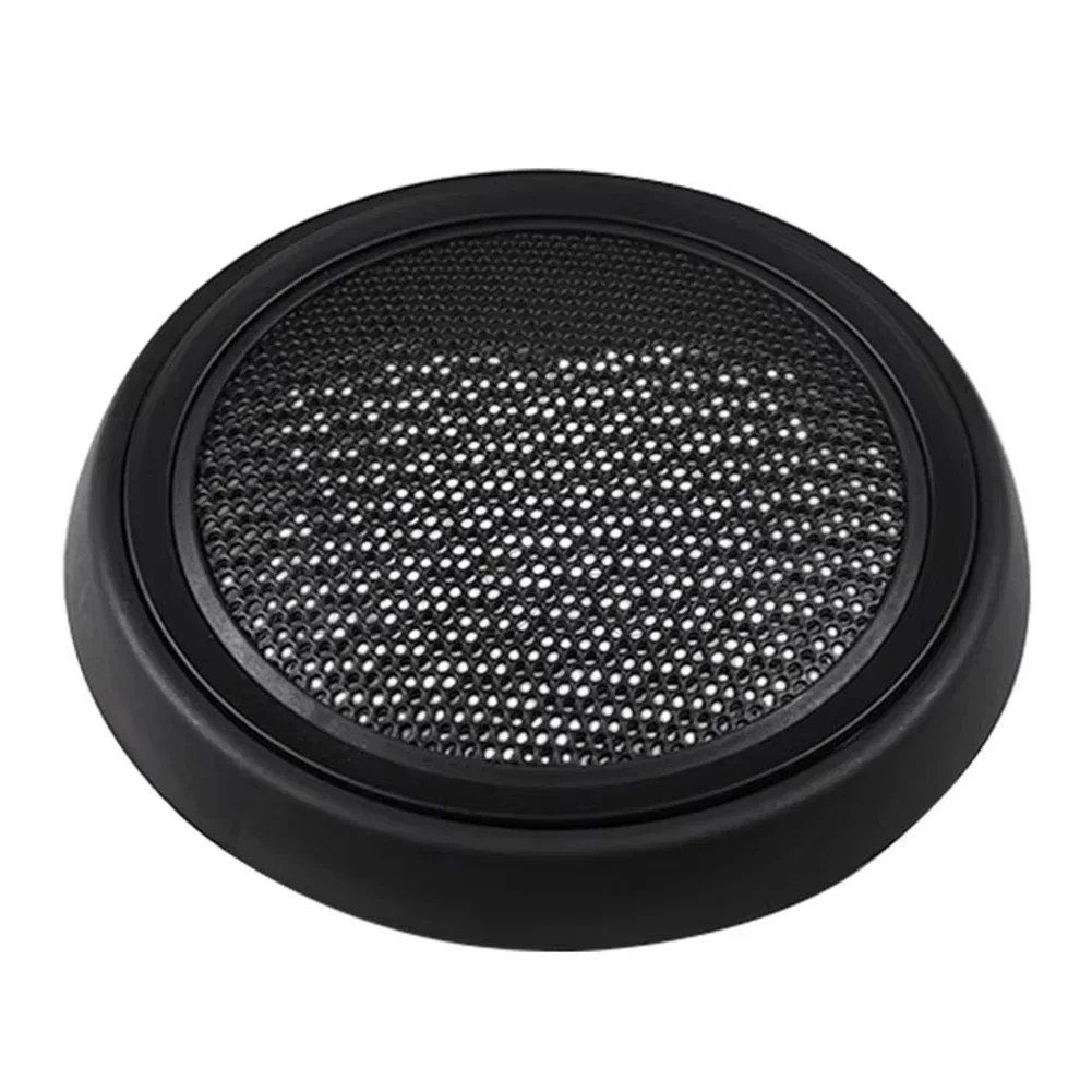

Black Electroplated ABS Speaker Cover Accessory Electroplated Grille Modern Vehicle Accessory Seamless Fit Design