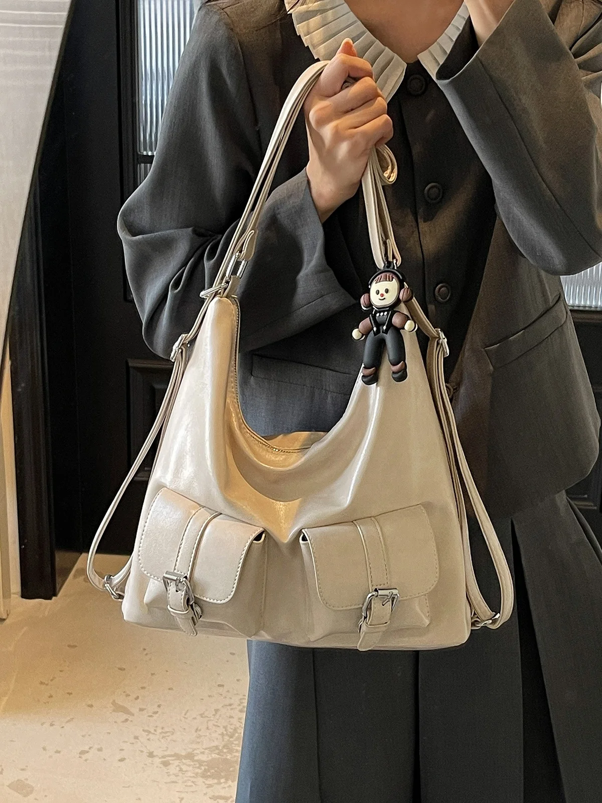 

Casual Commuter Large Capaci Women's Tote Bag 2025 New Spring Summer Versatile Double oulder Bapa Multi-Use Single ...