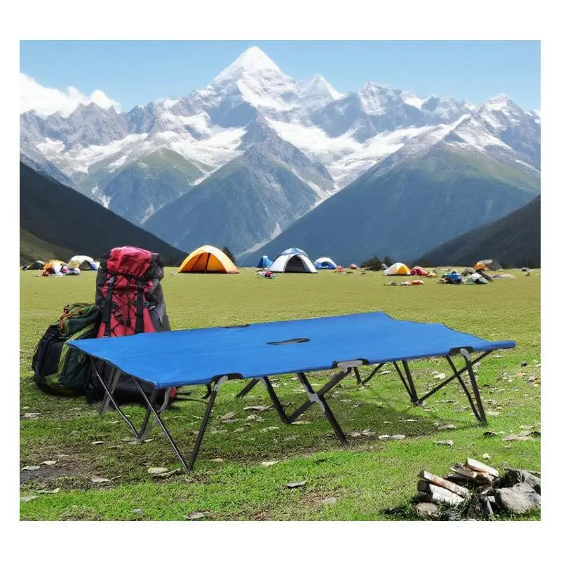 

Extra Wide Portable Sleeping Cot for Adults - Outdoor Camping Sleep Solution, Lightweight and Easy to Carry