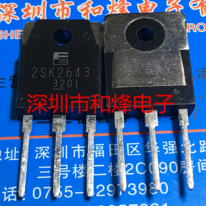 

5PCS-10PCS 2SK2643 TO-3P 500V 15A NEW AND ORIGINAL ON STOCK