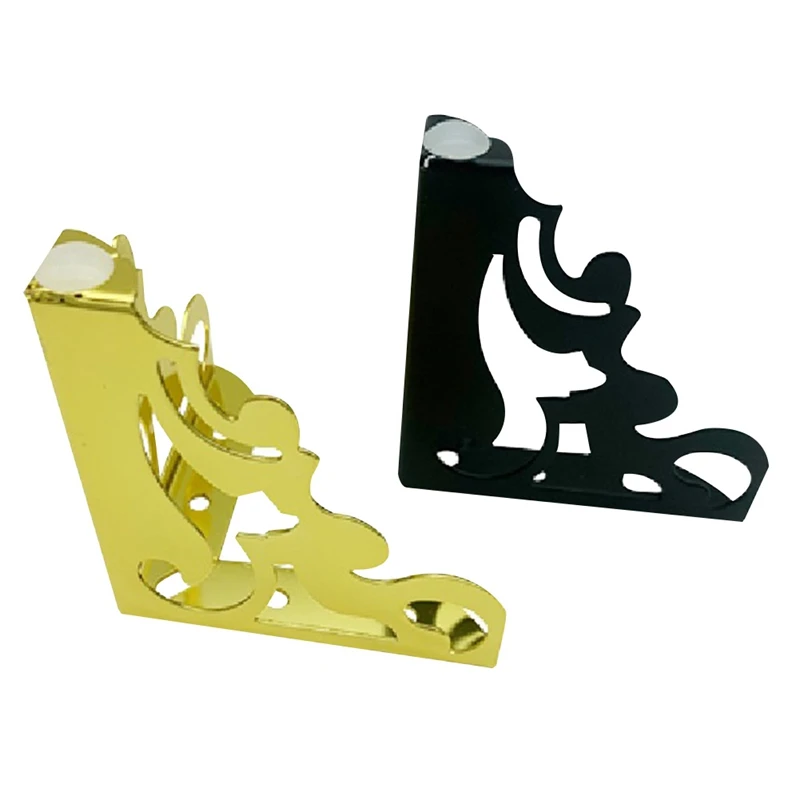 COFA-4Pcs/Set patas de muebles de Metal, pies huecos para sofá, silla, mesa, gabinete, cama, accesorios DIY, pies de muebles calados