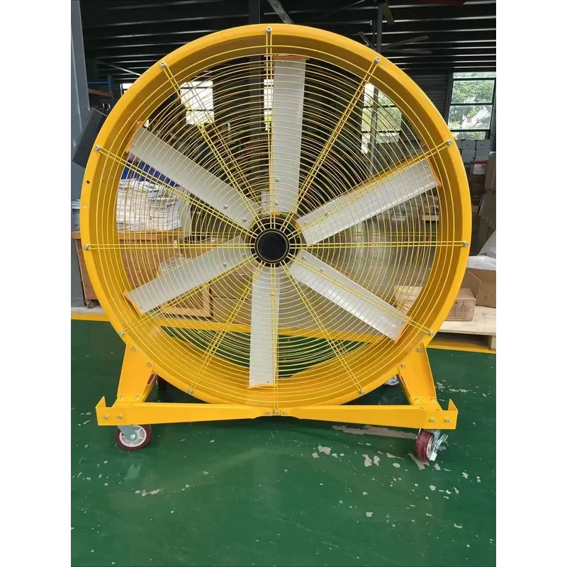 5FT High Velocity Industrial Ceiling Fan Cooling Gym Portable Quiet Magnalium Brushless Motor Bearing 3 Years
