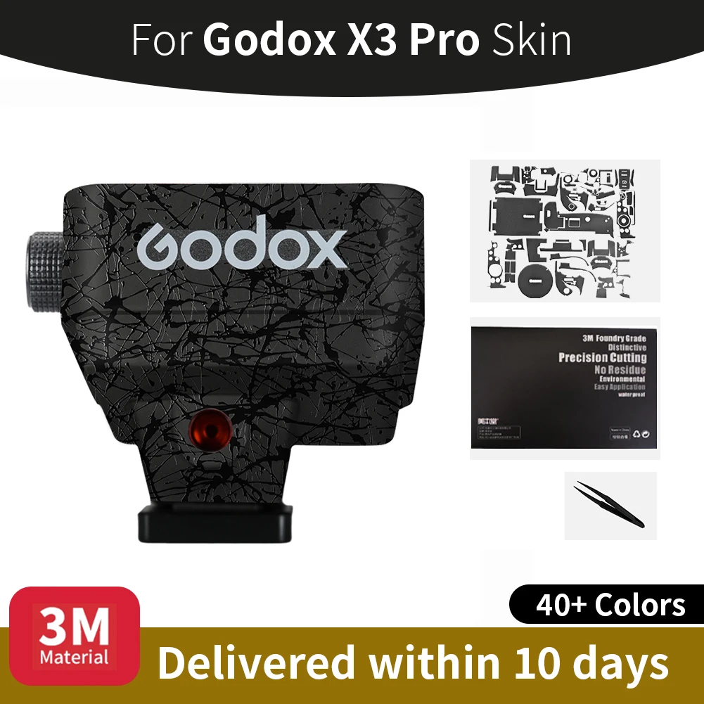 For Godox x3pro Skin,Godox X3 Pro/X3 Flash Trigger Sticker,Scratch-resistant protective film, full coverage protection