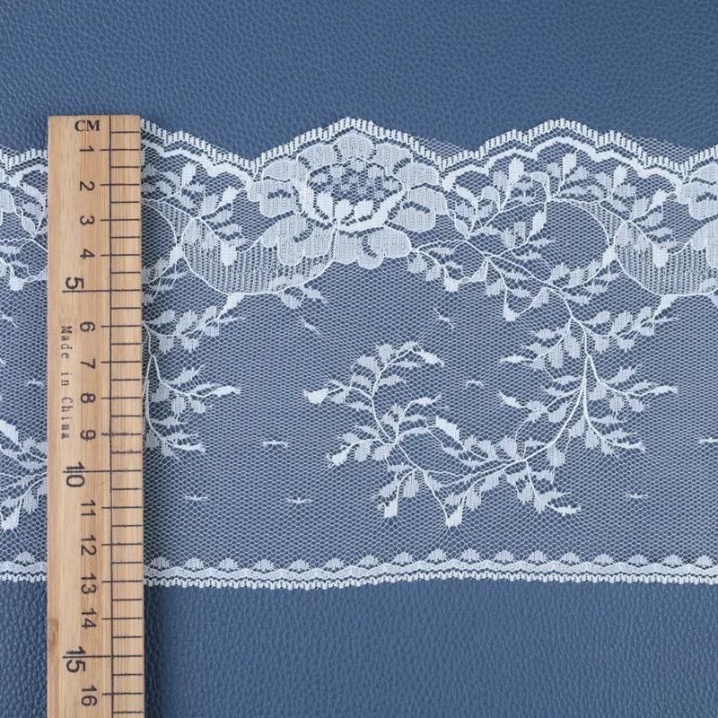 

White Mesh Lace Item, Handmade DIY Garment, Needlework Sewing Fabric, Clothing Accessories, 100Yards, 13cm,810