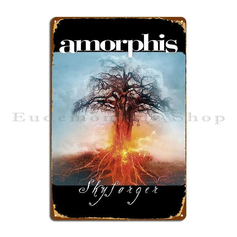 Amorphis Skyforger Melodic Death Metal Metal Sign Plaques Decoration Bar Club Create Tin Sign Poster