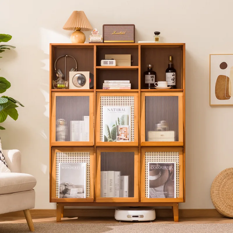 Medieval magazine rack Floor-to-ceiling newspaper and newspaper storage rack Children's exchange rack