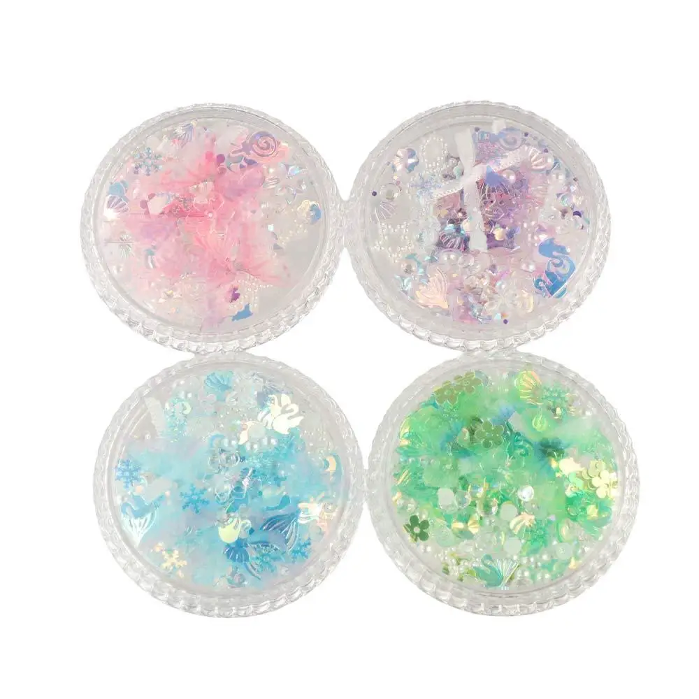 

Бабочка в виде ракушки, жемчуг, декоративные нашивки для лица, милые блестящие наклейки с блестками, водонепроницаемые блестящие украшения для дизайна ногтей «сделай сам»