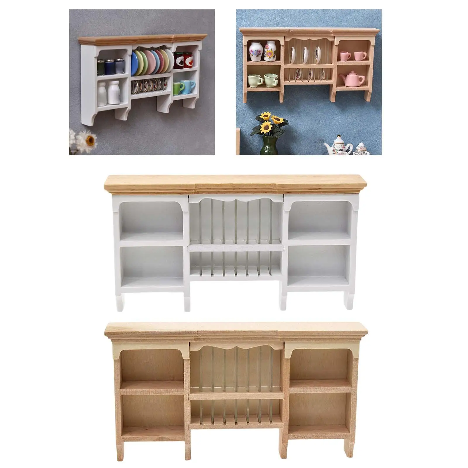 รุ่นสูง 1:12 ตุ๊กตาตกแต่งบ้าน DIY Fitments สําหรับ Dollhouses Pretend Play