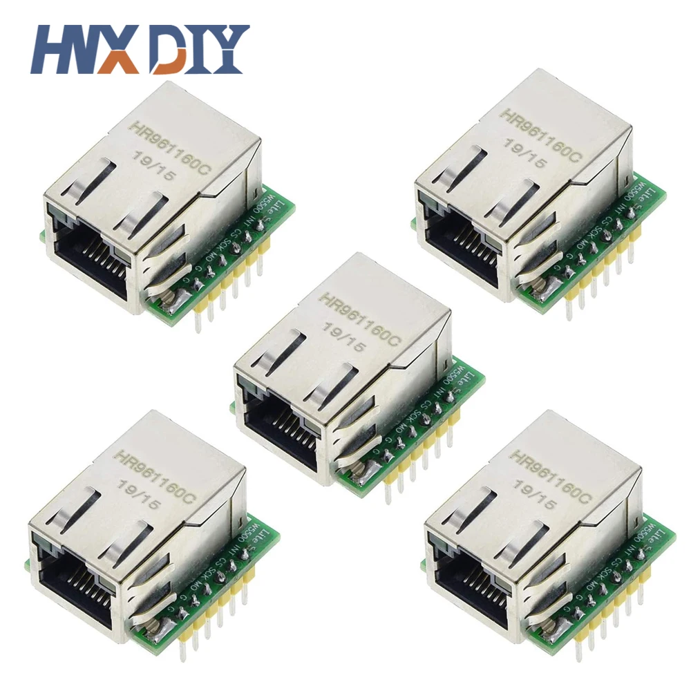 Modulo 1-5PCS W5500 modulo Ethernet TCP/IP compatibile con l\'interfaccia di rete WIZ820io RC5 IoT per Arduino