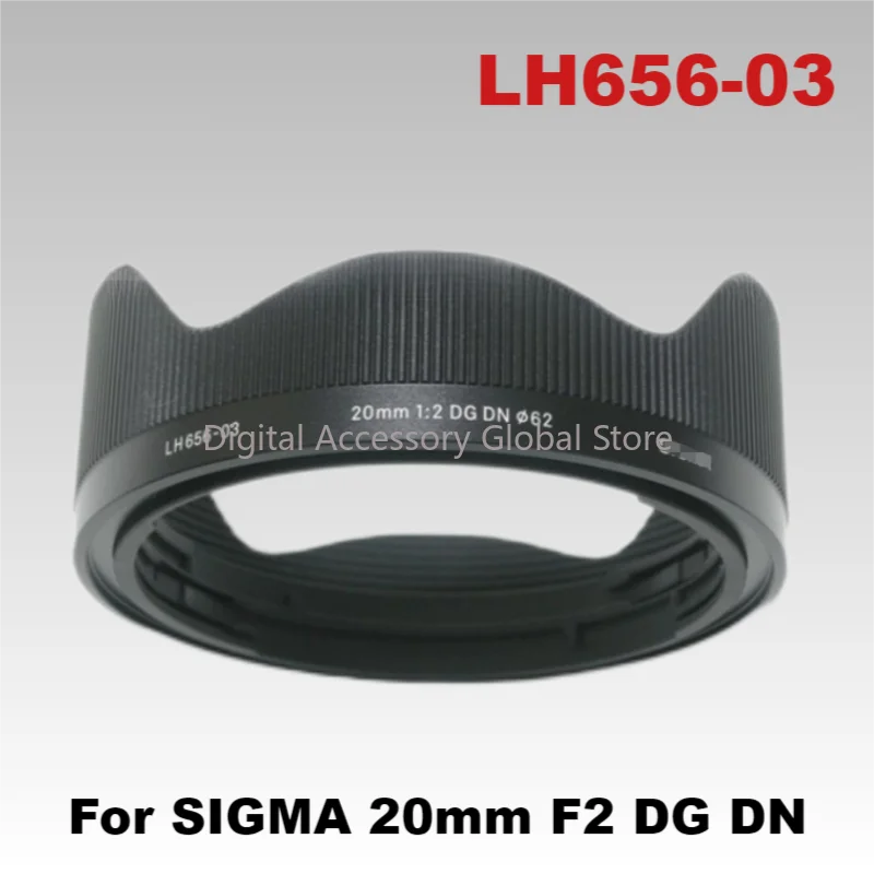 New Original Front Hood LH656-03 Parts For SIGMA 20mm F2 DG DN (62mm) Camera Lens