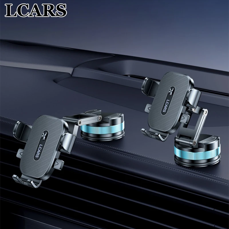 Новая автомобильная подставка для мобильного телефона, многоугольное поворотное крепление на приборной панели, присоске, совместимое с большинством смартфонов, автомобильные аксессуары