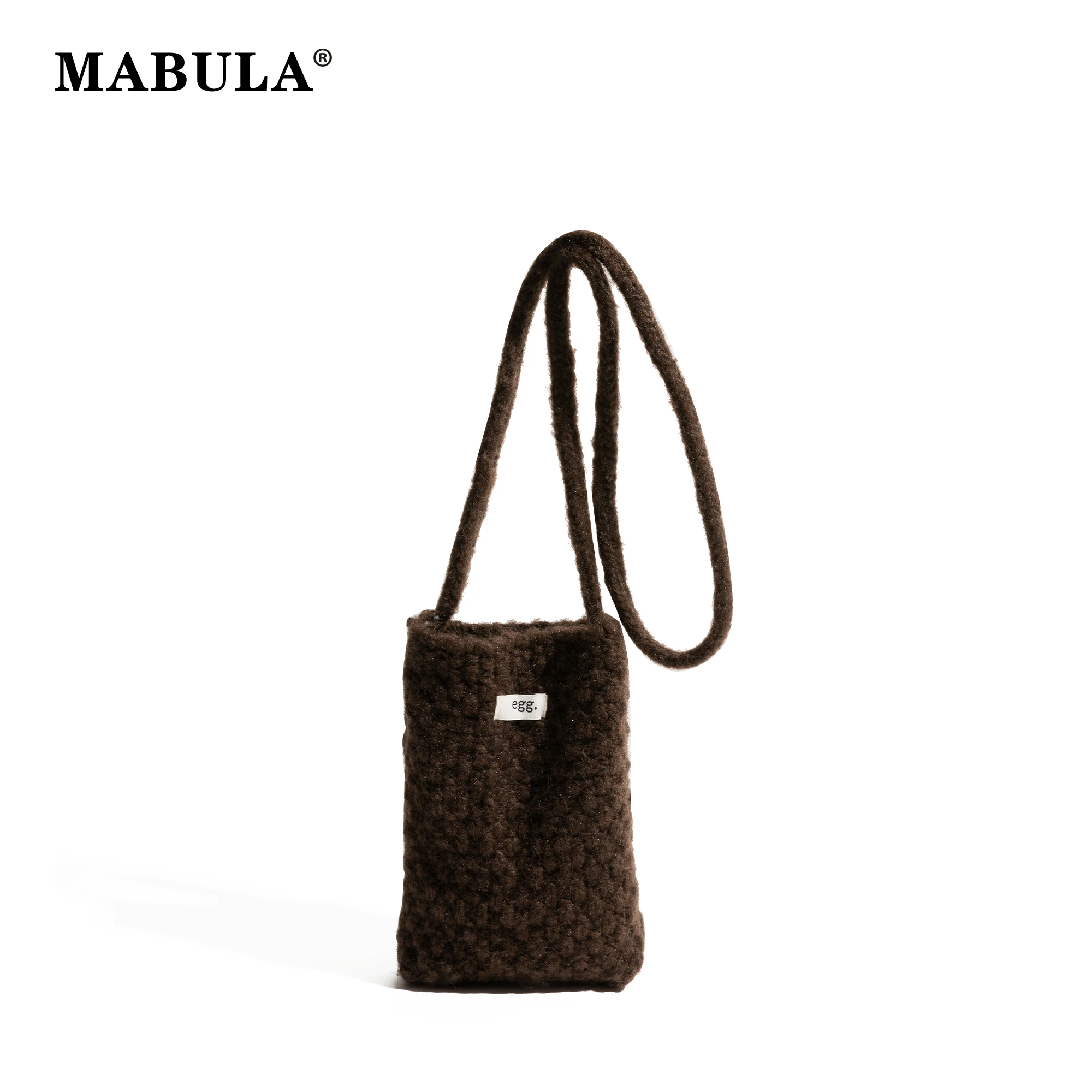 

MABULA Woven Crochet Lightweight Braided Shoulder Handbag Crossbody Bags Phone Bag Multi-Purpose Knitted Storage Bags