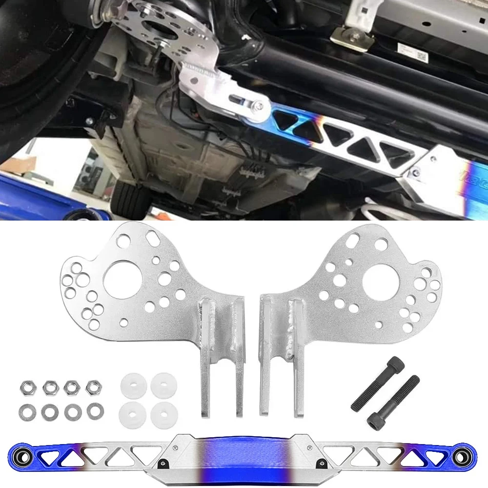 Lower Tie Bar Integrated With Lower Control Arm Car Balance Bar Subframe Brace Chassis For Honda CIVIC 06-12 RSX DC5 EP3 EM2 ES1