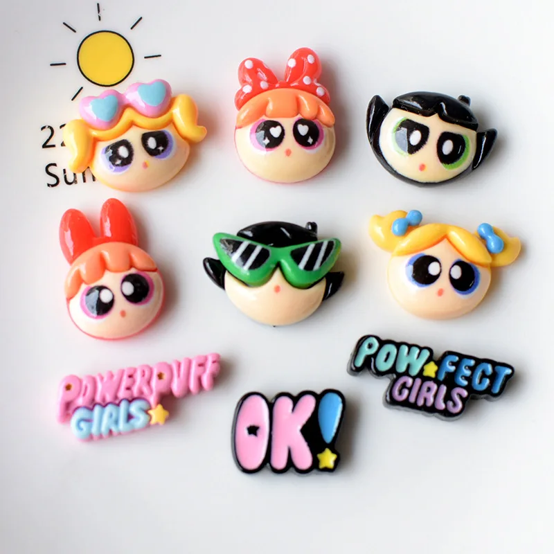 

MINISO Cartoon Police Girls Shoe Charms ABS Garden DIY Shoes Accessories Buckle Decorations Fit Wristband Kids Christmas Gifts
