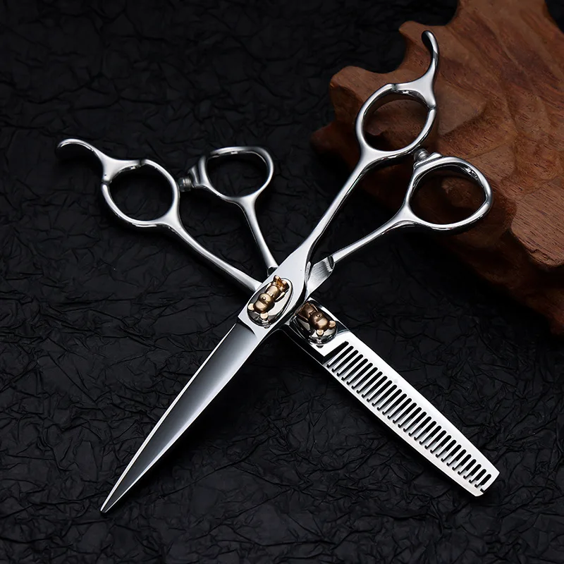 

Professional Salon JP440C 6.0 Hair Scissors Hairdressing Scissors Barber Cutting Thinning Shears Set