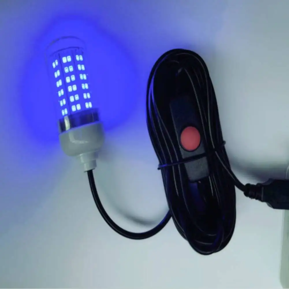 

Подводный светодиодный фонарь 5В для рыбалки, перезаряжаемый через USB, ночник для привлечения рыбы и использования с приманками, подходит для рыбалки и бассейнов