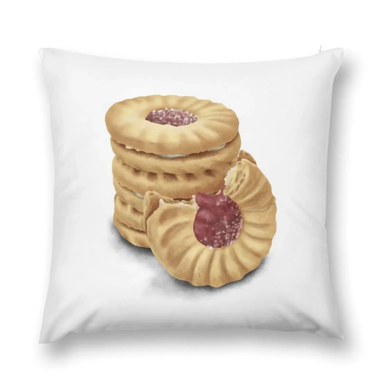 Jammie Dodger Stack Throw Pillow Sofa Pillow Cover Sofa Cushion Christmas Pillows pillow