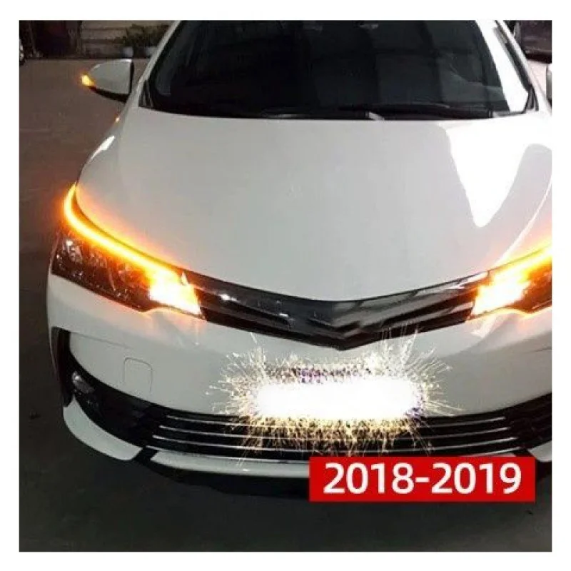

SAAR подходит для Toyota New Corolla 14-18 лет, дневные ходовые огни, фары в сборе, модификация бровей, светодиодные дневные ходовые огни Li