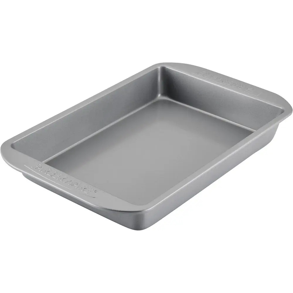 Gray 9x13 Inch Nonstick Baking Pan for Regular Cakes