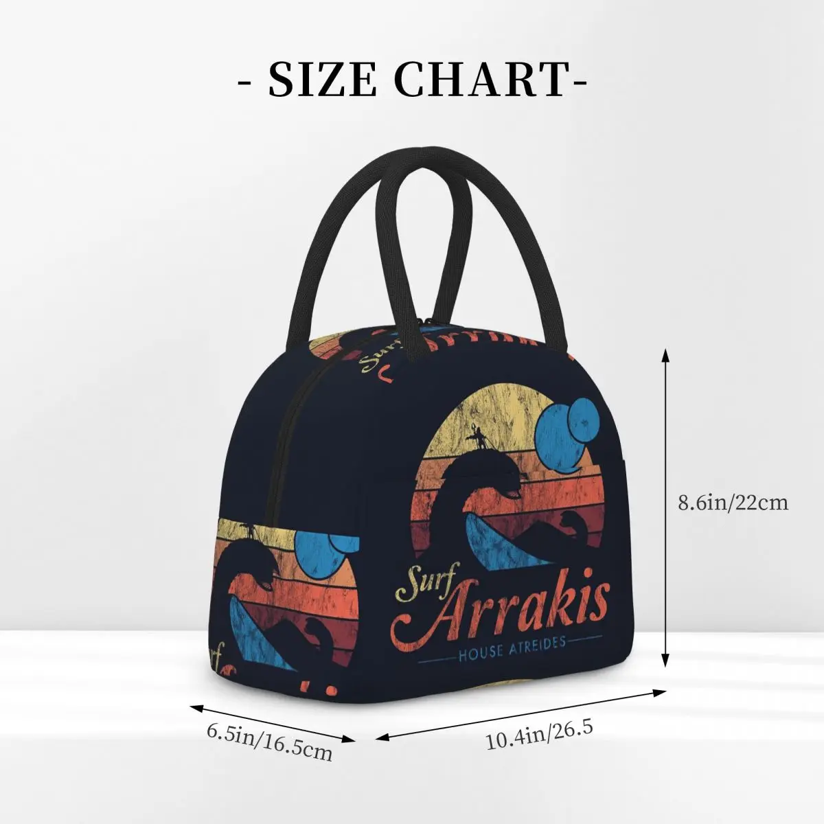 زيارة Arrakis المتعثرة تصفح الكثبان الرملية الخيال العلمي أكياس الغداء معزول بينتو صندوق المحمولة حقيبة الغداء نزهة أكياس حقيبة حرارية للمرأة #2