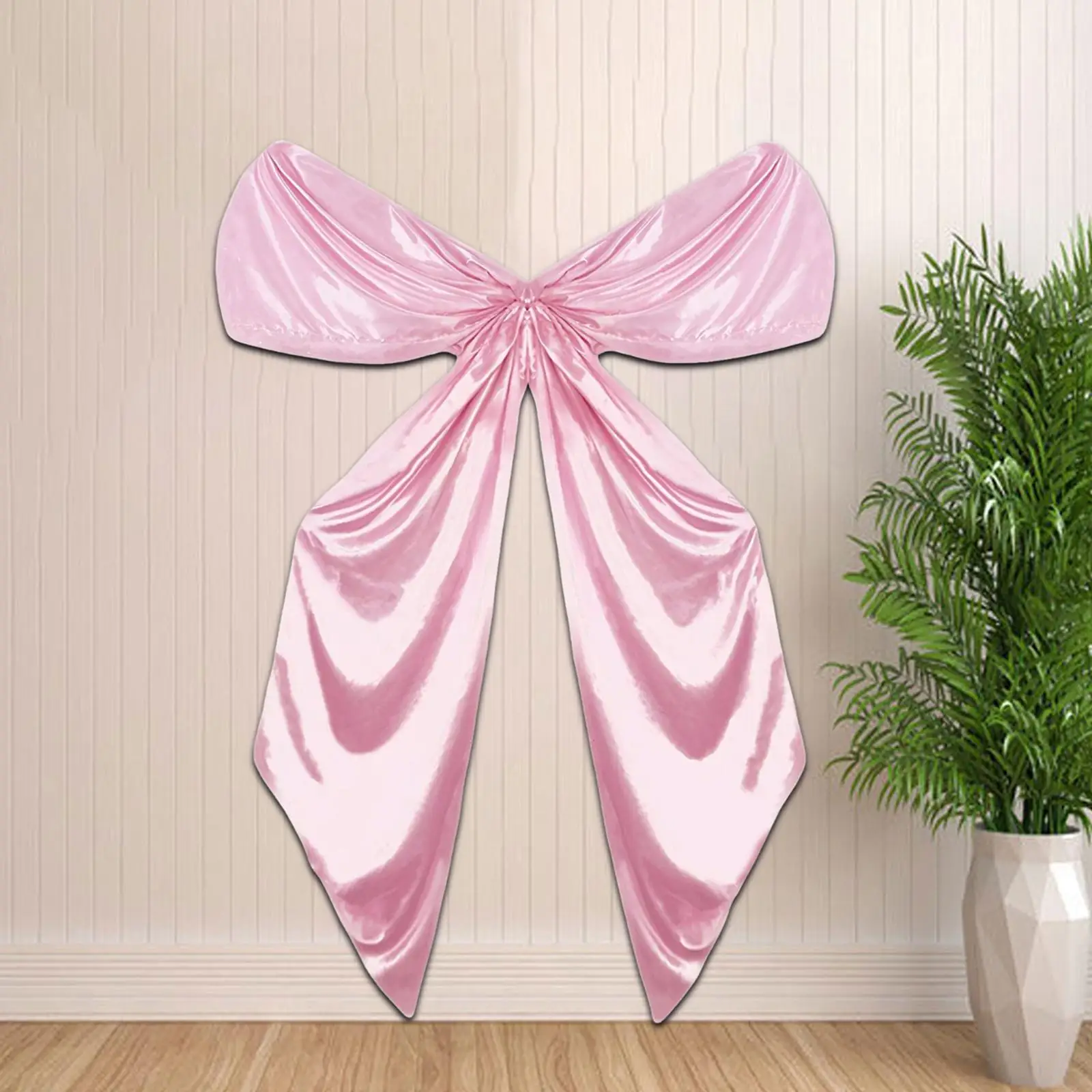 

Big Pink Bow for Girl Women Home Decor Hanging Gift Room Wall Decor Ribbon Bow for Bachelorette Party Window Wedding Engagement