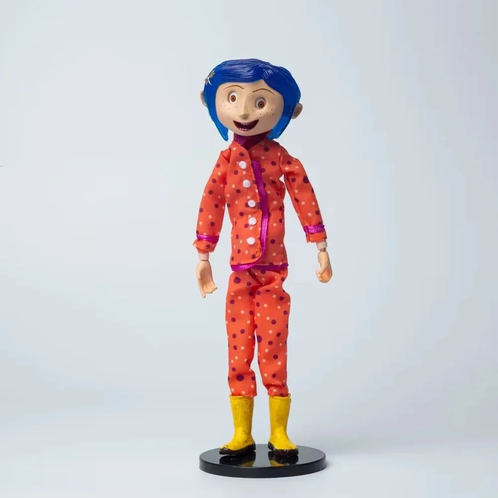 Coraline Doll NECA Coraline Figure Doll The Secret Door Coraline y la Puerta Secreta Raincoat Action Figure Toys Christmas Gift