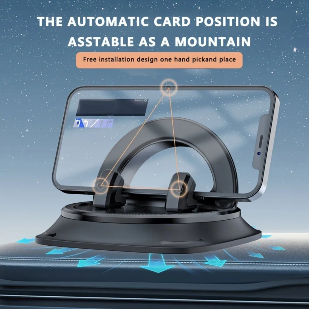 

Dashboard Car Phone Holder Anti-slip Car Silicone Holder Stand Holder with Adjustable Dock for IPhone for Xiaomi for Huawei BB1