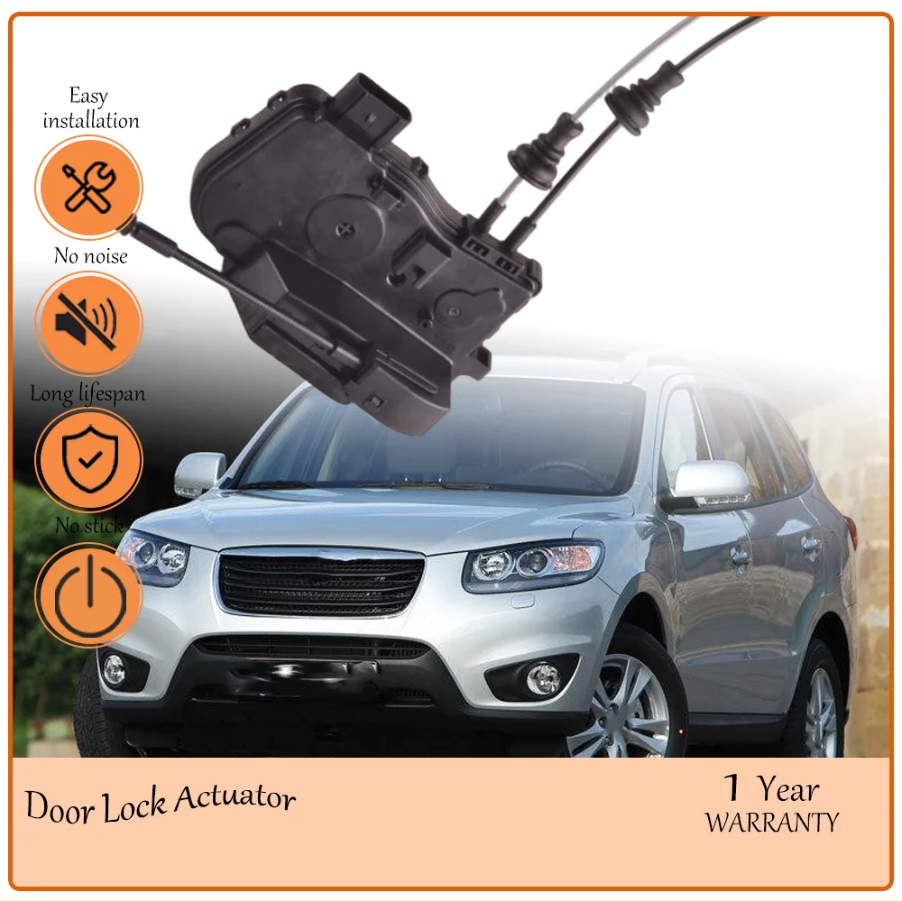 

Passenger Rear Right Door Lock Actuator, Configured for Hyundai Santa Fe 2010–2012,oe DLA1253,100DLA1253S,814200W000,81420-0W000