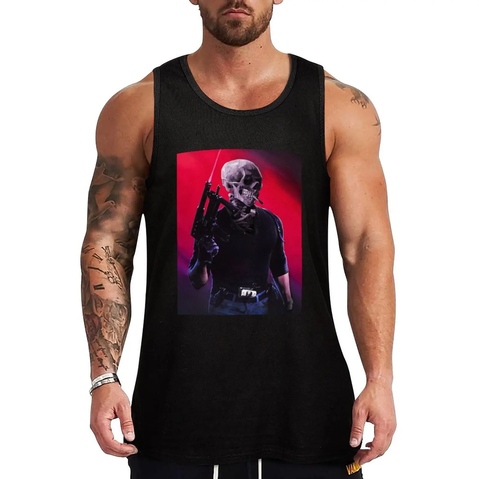 

Cobra Skeleton Tank Top sleeveless vest men singlet for men running shirt underwear