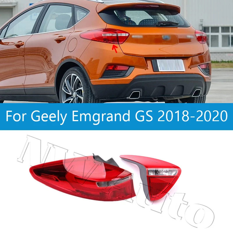 

Задний фонарь стоп-сигнала для Geely Emgrand GS 2018-2020, задний бампер, внутренний внешний задний фонарь, стоп-сигнал
