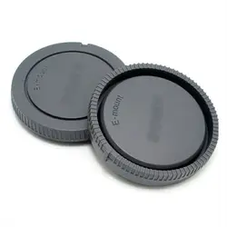 Camera Accessories Plastic Camera Lens Cap Black Dustproof Cover Rear Lens Cap Camera Lens Cover E Mount