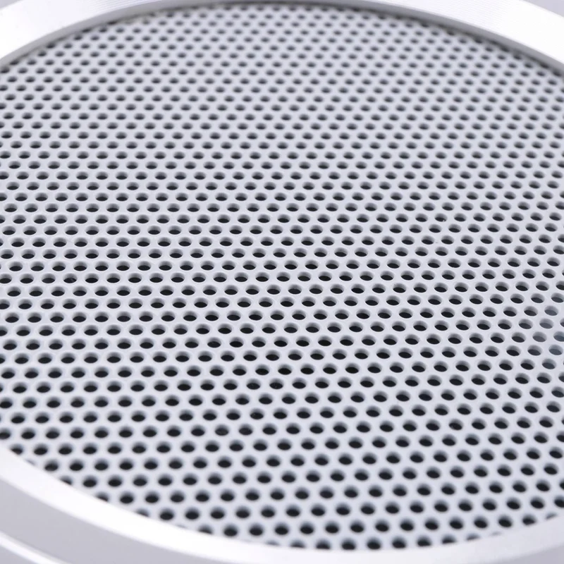 Altavoz de techo para baño de 8Ohm y 10W, sistema de música de fondo con altavoz de techo a la moda de aluminio