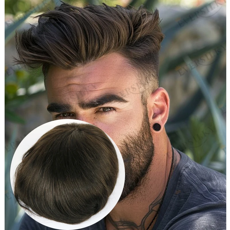 

Прочная система замещения волос для мужчин: парик из натуральных волос Реми, 120% плотность, монобаза, естественная линия роста волос, афро-стиль, черный цвет. Самая выгодная цена.