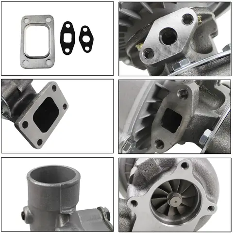 Ny T04E T3/T4 .57 A/R 48.1 TURBOKOMPRESSOR 400+ hk BOOST STAGE III-laddare 10 best sales precisionsturbo - №4